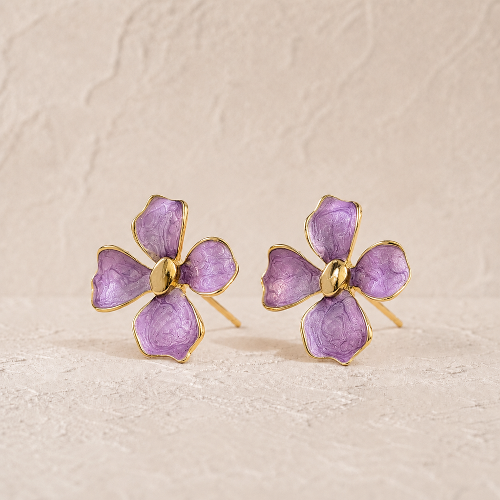 Brincos Violeta