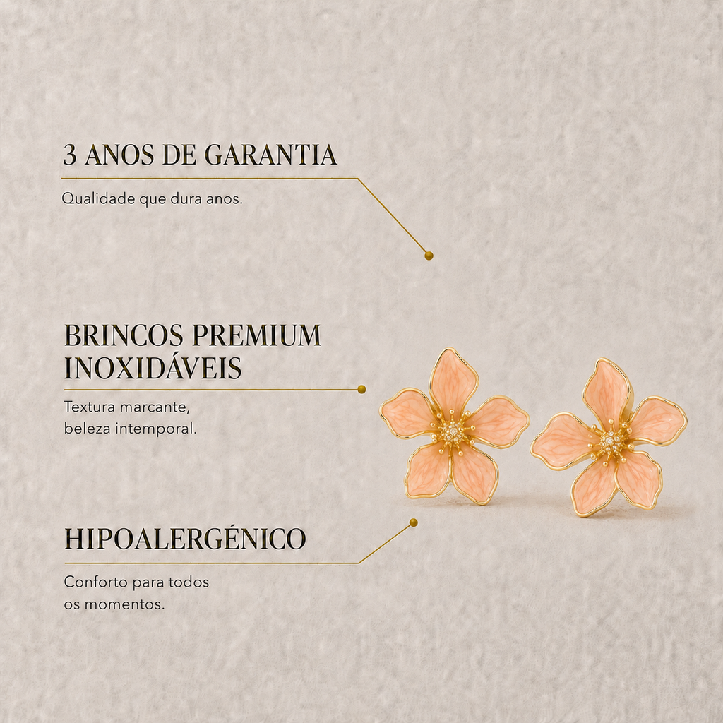 Brincos Flora