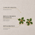 Brincos Flora
